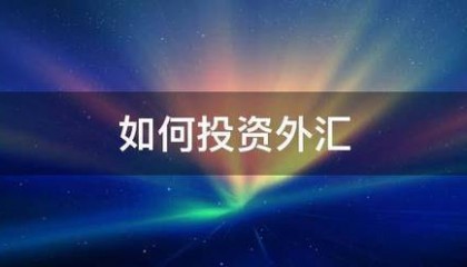 如何投资外汇