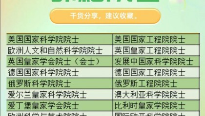 院士有哪几种类型 ?