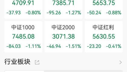 A股收评：三大指数齐跌，沪指失守4000点创指跌1.84%，锂矿股逆市走高！近4100股下跌，成交2.46万亿放量1376亿