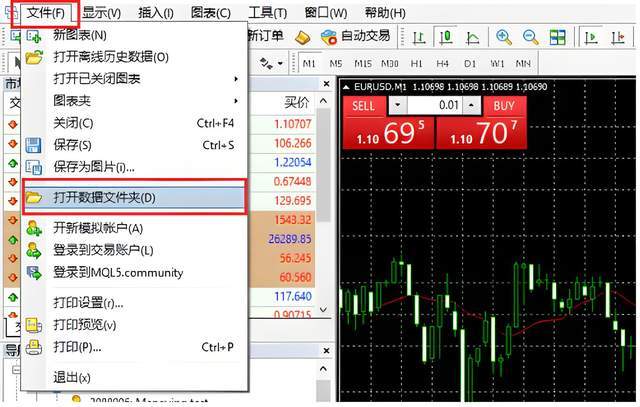 【FXCM福汇】：如何查看MT4 EA 及 指标安装路径？