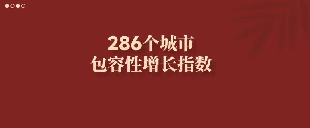 2011-2020年中国286个城市包容性增长指数